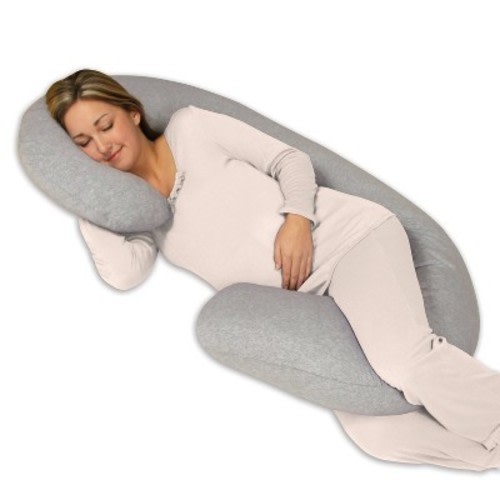 Leachco Snoogle Chic Jersey Support Pillow, Color: Heather Gray
