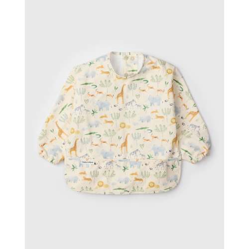 Long Sleeve Bib - Safari Jungle