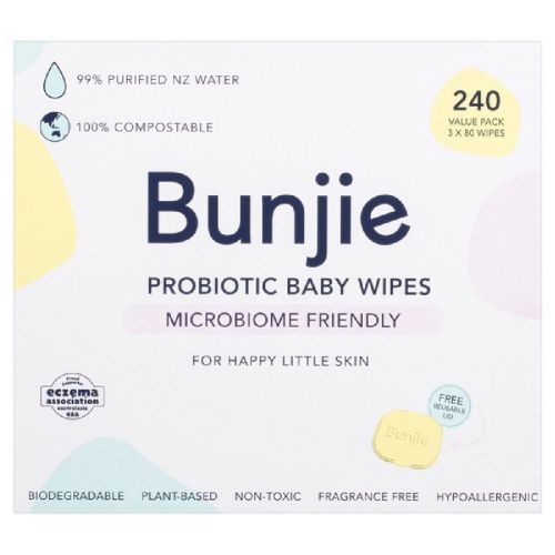Bunjie Probiotic Wipes 240Pk