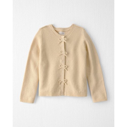 Girls Organic Cotton Sweater Knit Cardigan - Little Planet | Carter's
