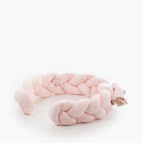 Braided Toddler Bolster | Pink