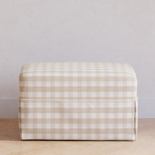 Namesake Crawford Gliding Ottoman In Eco-Weave Fabric | Water Repellent & Stain Resistant & Reviews | Wayfair