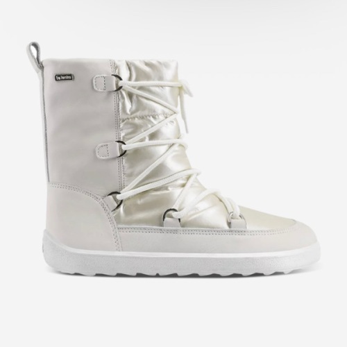 Winter Barefoot Boots Be Lenka Snowfox Woman - Pearl White