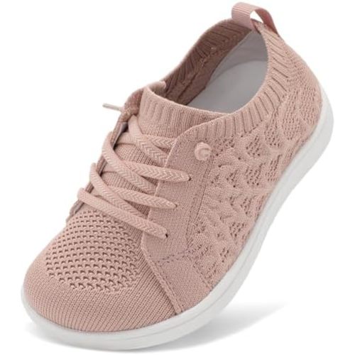 JOINFREE Toddler Shoes Girls Boys Wide Barefoot Shoes Minimalist Walking Sneakers Zero Drop Slip on Tennis Shoe Breathable Naturally Flexible
