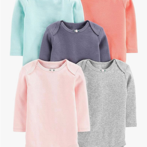 Simple Joys by Carter's baby-girls 5-pack Long-sleeve Bodysuit
