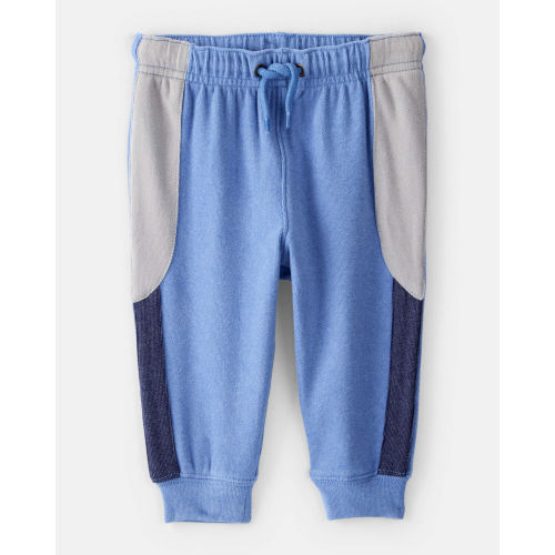 Baby Boy Colorblock Joggers - Blue/Grey - Carter's | Carter's