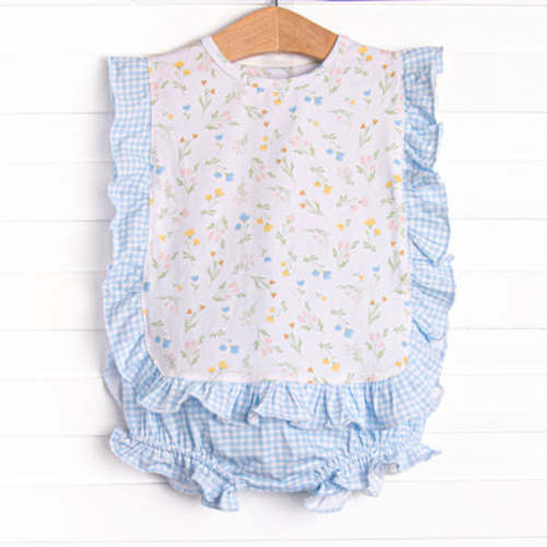 Penelope Petals Diaper Set, Blue – Stitchy Fish