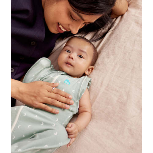 Swaddle Up™ Early Roller Transition Bag 1.0 TOG Cotton Olive Moon – Love to Dream US