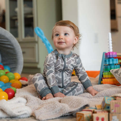 Baby Zip Up - Classic Deer Camo – BURLEBO