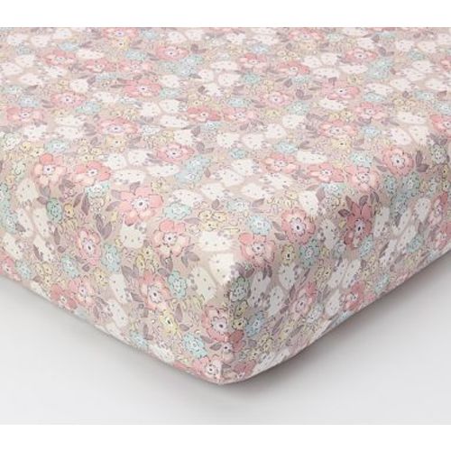 Organic Heritage Hello Kitty® Crib Fitted Sheet , Pink Multi