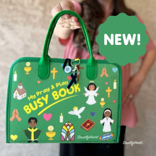 Quiet Felt Busy Book  / Catholic Mass Book  / Pray and Play Bible Book / Mass book