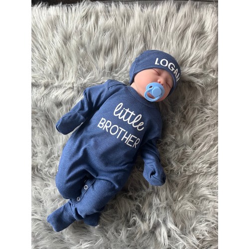 Big Brother Little Brother /Gift Newborn / Little Brother Set/Baby Boy Coming Home Outfit / Newborn Boy Take Home Outfit /