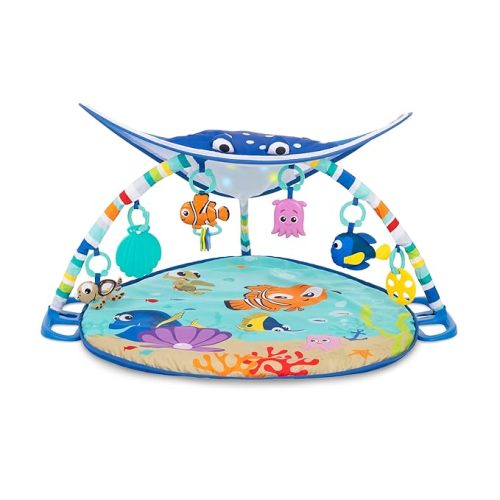 Bright Starts Disney Baby Finding Nemo Mr. Ray Ocean Lights & Music Gym, Ages Newborn +