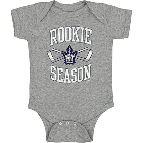 Outerstuff NHL Infant Short Sleeve Rookie Season Creeper Bodysuit (0M - 9M)