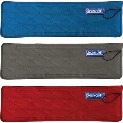 Secure Shopping Cart Handle Cover, Classic Colors, 3-Pack