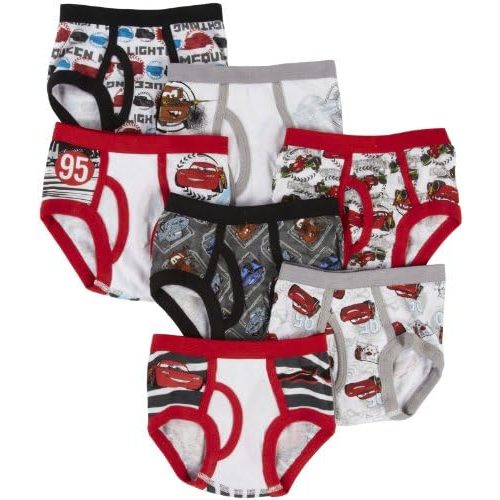 Disney boys Pixar Cars 100% Cotton Underwear With Lightning Mcqueen, Mater, Cruz & More Sizes 18m, 2/3t, 4t, 4, 6 and 8