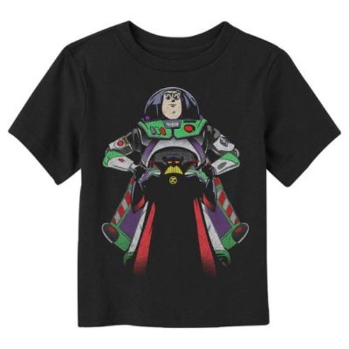 Toddler's Toy Story Buzz Lightyear Over Zurg T-Shirt - Black - 4T