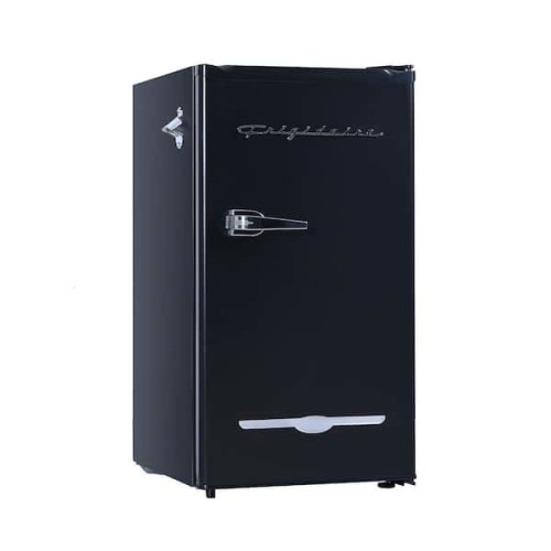 3.2 cu. ft. Retro Mini Fridge in Moonbeam Silver
