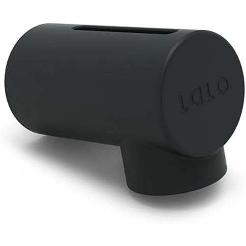 Lalo Spout Cover – BPA-Free Silicone Bath Spout Safety Cover for Babies & Toddler, Fits Most Faucets, Soft & Durable Silicone Bathtub Faucet Cover, Easy to Clean - Licorice