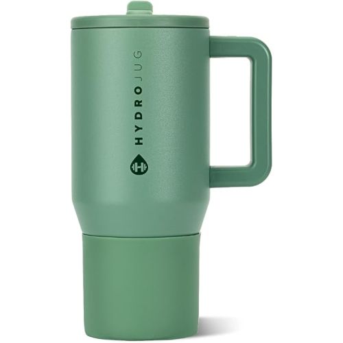 HydroJug Traveler 20oz Kids Insulated Tumbler with Handle, Cream
