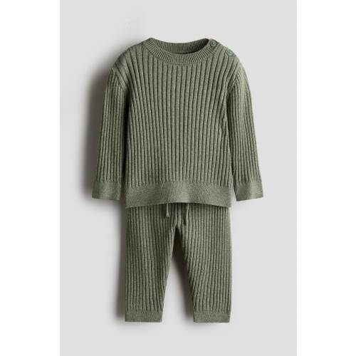 2-PIECE WIDE-RIB COTTON SET