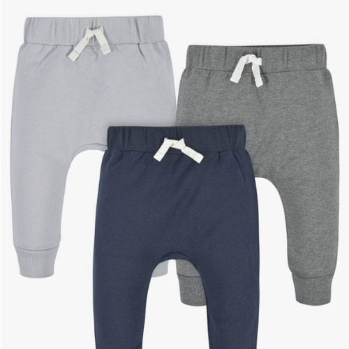 Gerber Baby-Boys Toddler 3-Pack Jogger Pants