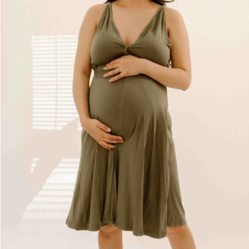 Juliet Labor & Postpartum Gown in Sage-Limited Time – Lila