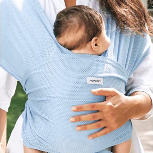 Momcozy Blue Mesh Baby Wrap