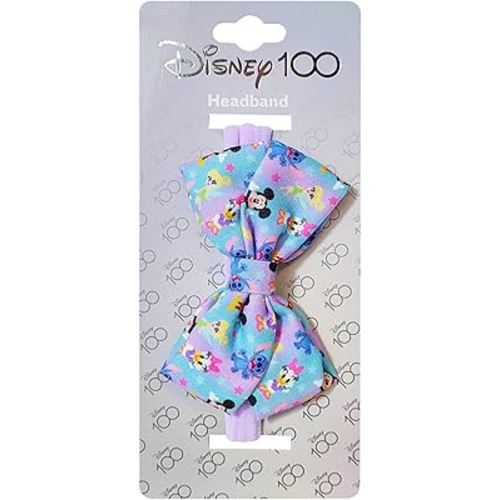 LUV HER Adorable Baby Headband Bows - Soft Elastic Hair Accessories for Girls, Printed Colorful Headbands