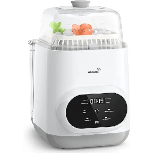 Grownsy EaseClean Bottle Washer Pro | All-in-One Bottle Washer and Sterilizer and Dryer | Baby Bottle Washer for Bottles, Pump Parts & Baby Essentials | Replaces Hand Washing