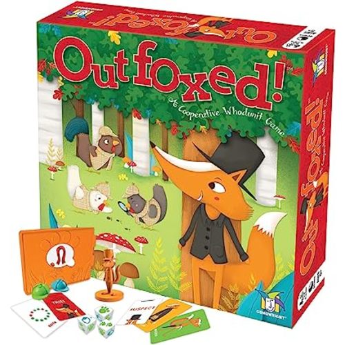 OUTFOXED, A CLASSIC WHO DUNNIT GAME FOR PRESCHOOLERS, 4 players