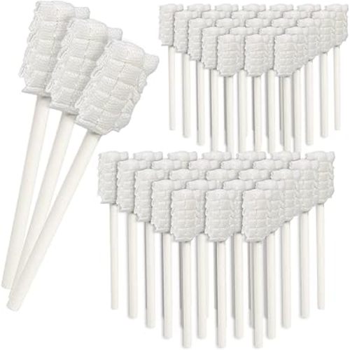 Baby Tongue Cleaner,Disposable Baby Mouth Cleaner, Soft Gauze Toohthbrush Newborn Oral Cleaning Stick Dental Care for 0-36 Month(100)