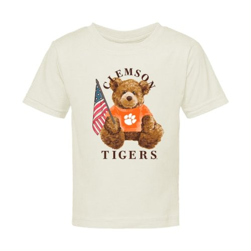 Infant  Cream Clemson Tigers All-American Teddi T-Shirt