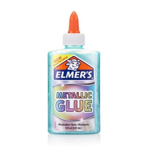Elmer's 5oz Washable School Glue - Metallic Teal Blue: Glitter, Colored, Liquid, Turquoise, Art & Stationery