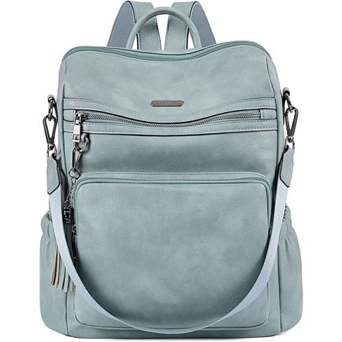 CLUCI Large Leather Backpack Purse for Women