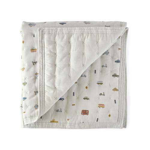 Quilted Chambray Blanket - Rush Hour – Pehr