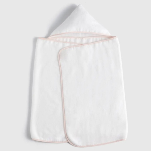 Organic Turkish Cotton Baby Bath Bundle 8-Pack in Soft Pink