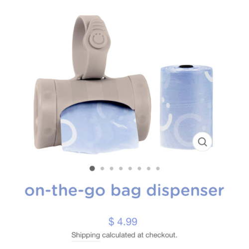 on-the-go bag dispenser