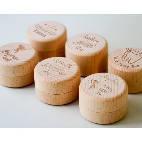 Tooth Fairy Box,Personalised Wooden Tooth Fairy Coin Box,Boy Girl Childrens Wooden Tooth Box Keepsake,Christening Gift,New Baby Shower Gift.