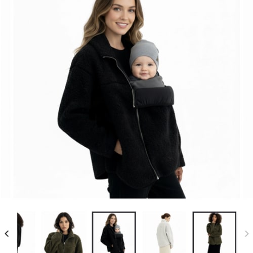 MAMA Babywearing Fleece Jacket And Vest