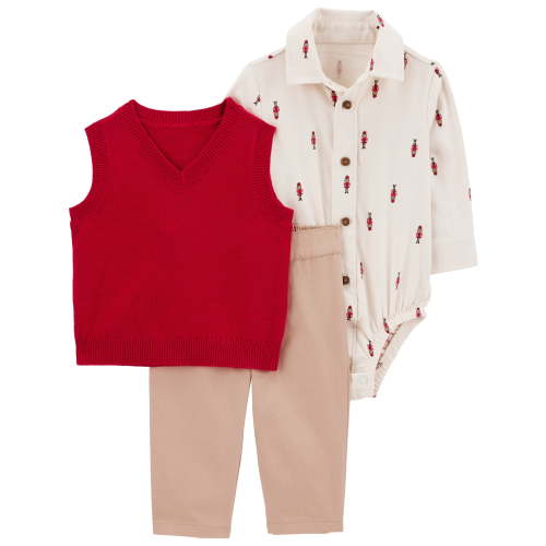 Carter's Child of Mine Baby and Toddler Outfit Set, 3-Piece, Sizes 0/3-24 Months
