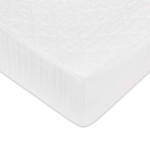 Quilted Changing Pad Cover in GOTS Certified Organic Muslin Cotton
