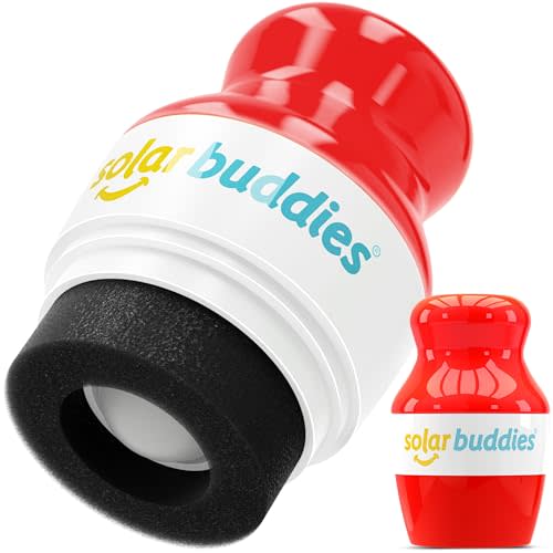 Solar Buddies Sunscreen Applicator – Nude– Refillable Roll-on Sponge for Sunscreens & Lotions – For Kids, Adults & Families – Holds 3.4Fl Oz – Perfect for Travel