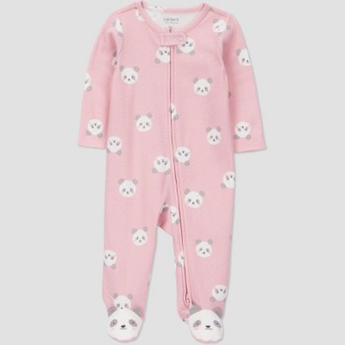 Carter's Just One You® Baby Girls' Panda Printed Sleep N' Play - Pink 3M