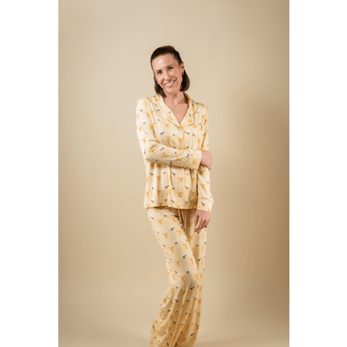 Womens PJ's Long Sleeve (Morning Meadow) – Snuggle & Slumber