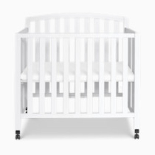 daVinci Dylan Folding Portable 3-in-1 Mini Crib - White