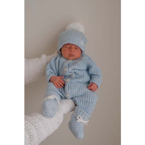 CLASSIC KNIT ROMPER AERO FLECK