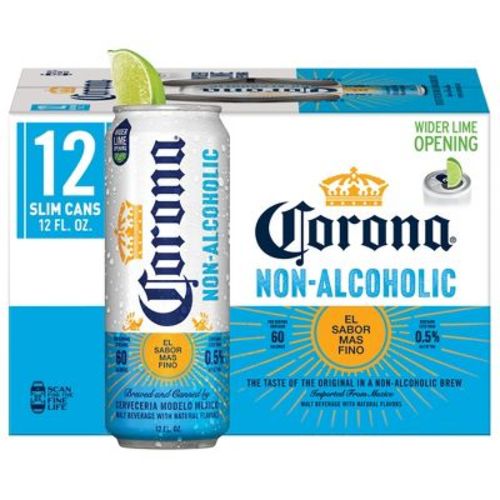 Corona Non-Alcoholic Beer - 12pk/12 fl oz Cans