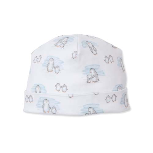 Snow Happy Penguins Blue Hat