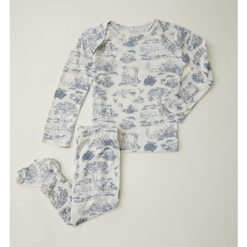 Bleu Toile Baby Sleep Set